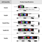 Ojo del Diablo LED Flexible para Automóvil, Pantalla de Luz Programable con Logo Publicitario, Texto y Grafiti, Aplicación Inteligente, Bluetooth USB