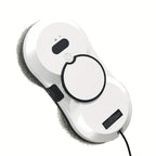 Puruikai 10 Nuevo Producto Navideño Almacenamiento Local Robot de Limpieza de Ventanas Inteligente, Disponible en Blanco y Negro, Robot de Limpieza de Ventanas con Spray Automático y Control Remoto, Potente Succión con Seguridad Anticaída, Ahorra Tiempo y
