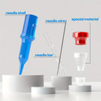 Agujas de Cartucho para Tatuaje POSEIDON V3 50pcs Tamaño Mixto, Agujas Estériles con Cartuchos de Seguridad con Membrana - 1203Rl, 1205RL, 1207RL, 1209RL, 1207RM, 1209RM, 1205RS, 1207RS, 1209RS, 1207M1