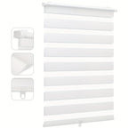 Sekey Abrazadera para persiana de doble rodillo, fijación sin taladrar, persiana de doble rodillo, persiana de rodillo, persiana de rodillo plegable, 40X130Cm