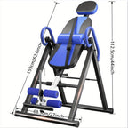 Mesa de Inversión de Gravedad de Alta Resistencia con Reposacabezas y Cinturón de Seguridad Ajustable - Estirador de Espalda para Alivio del Dolor, Relajación Muscular | Diseño Plegable que Soporta Hasta 136.08 KG