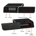 Cámara de Reloj Rectangular Inteligente, Cámara Inalámbrica Wifi 1080P con Visión Nocturna, Detección de Movimiento y Visualización Remota, Cámara de Vigilancia para Bebés/Personas Mayores/Mascotas, Seguridad Interior para el Hogar, Decoración de Escritor