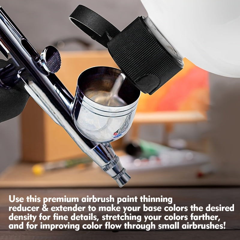 Medio y diluyente para pintura acrílica de gran capacidad, apto para todas las pinturas acrílicas - Líquido mejorador de flujo para profesionales y artistas, mejora la consistencia, la mezclabilidad y la estructura en capas - Compatible para uso profesion
