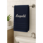 Toalla de baño personalizada con nombre, hermosamente bordado, toalla personalizada con nombre, toalla de baño