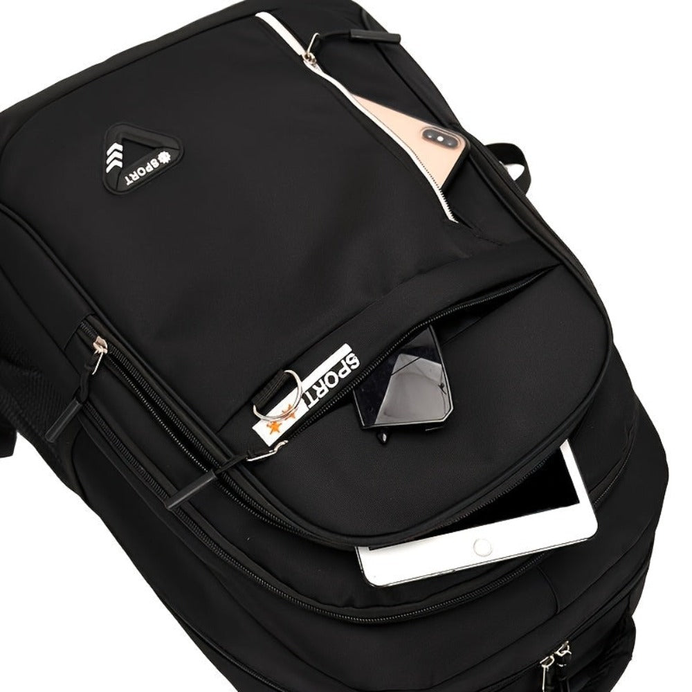 Mochila de Viaje de Gran Capacidad Resistente al Desgaste y Reducción de Carga para Hombre y Mujer, Estilo Otoño Invierno, Regalo de Navidad, Bolso para Laptop Estudiante, Viaje, Desplazamiento, Escuela
