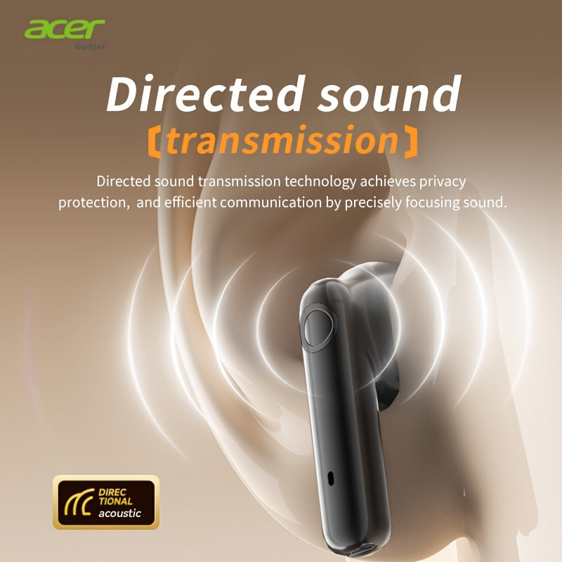 Auriculares Bluetooth | Auriculares inalámbricos Acer OHR546, estéreo, graves profundos, baja latencia en llamadas, uso cómodo (estudio