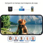 Memoria opcional de 16GB/32GB/64GB, cámara WIFI HD 1080, modo DIY, compatible con control remoto por aplicación de móvil, grabación y vídeo, portátil, fácil de usar, compatible con tarjeta TF, grabación en bucle, modo AP, detección de movimiento, recordat