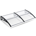 Toldo inclinado, toldo de toldo, soporte de toldo para escaparate, para puerta de entrada, protección contra la intemperie, cubierta para la lluvia, toldo para puerta de entrada, diseño de toldo curvo, toldo para puerta, toldo para jardín, balcones, venta