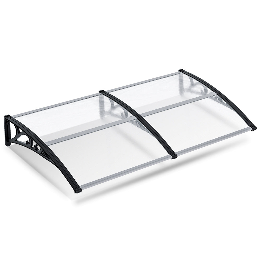 Toldo inclinado, toldo de toldo, soporte de toldo para escaparate, para puerta de entrada, protección contra la intemperie, cubierta para la lluvia, toldo para puerta de entrada, diseño de toldo curvo, toldo para puerta, toldo para jardín, balcones, venta