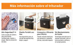 Trituradora de papel | Destrozadora de papel doméstica para protección de la privacidad familiar, corte cruzado de 5 hojas, destruye tarjetas de