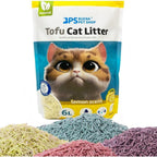 1 bolsa Arena de Tofu para Gatos aglomera 6L - Sin Polvo Fácil de Aglomerar y Controla Olores -y Segura para Gatitos - 1 Bolsa
