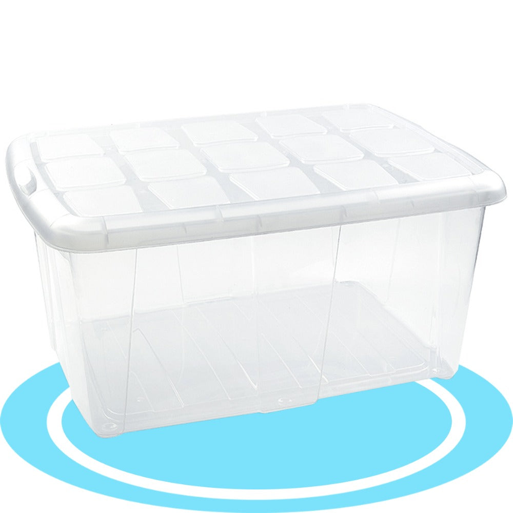 Caja Almacenamiento plástico para Guardar y Ordenar Juguetes, Libros, Documentos, Ropa, Mantas. Cierre Hermético, Gran Capacidad y Resistencia - Dekohome