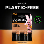 Paquete de 12 pilas AAA alcalinas Duracell Plus Mini Stilo de larga duración