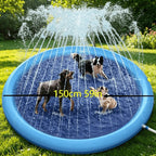 Piscina para Perros Grandes tapete de Juego para Perros Piscina Plegable para Perro Plegable y Portátil de PVC