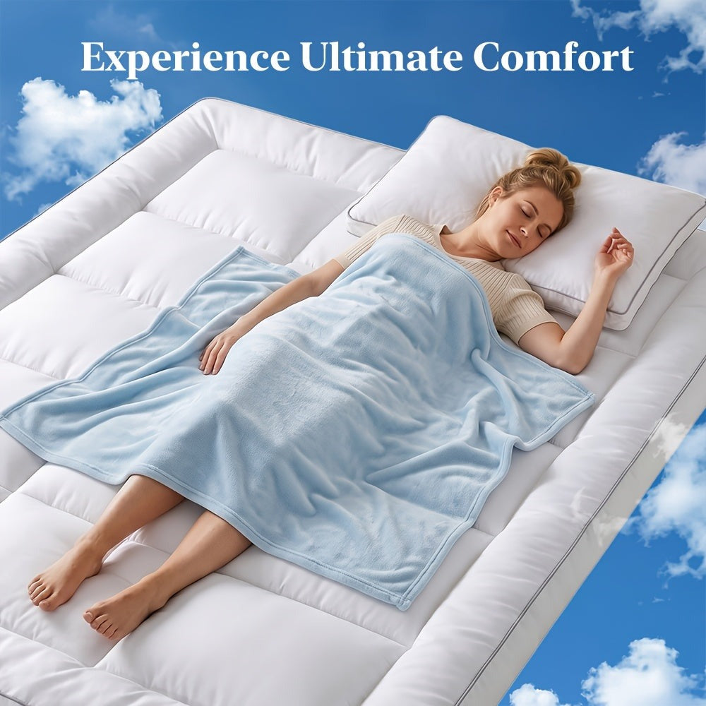 Cubrecolchón Mr.Tree de 10 CM, Ultra Suave y Transpirable para un Comodidad de Sueño Durante Todo el Año, Fácil de Cuidar, Lavable a Máquina, Accesorio de Ropa de Cama Hipoalergénico