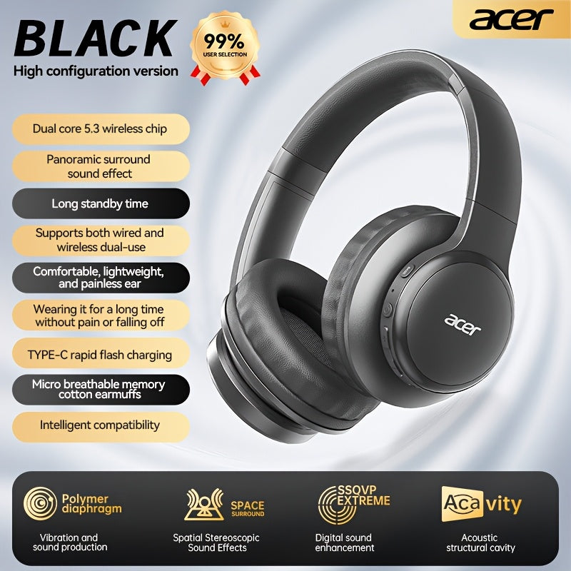 Auriculares Bluetooth para música, llamadas y deporte | Plegable