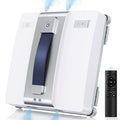 Lubluelu Robot Limpiacristales Electrónico Inteligente con Ventana Cuadrada, 7500Pa, Planificación de Ruta Inteligente, Sistema de Protección de Seguridad de 8 Capas, Limpieza de Bordes, Boquillas de Doble Cara, Visualización del Volumen de Agua, Muy Adec