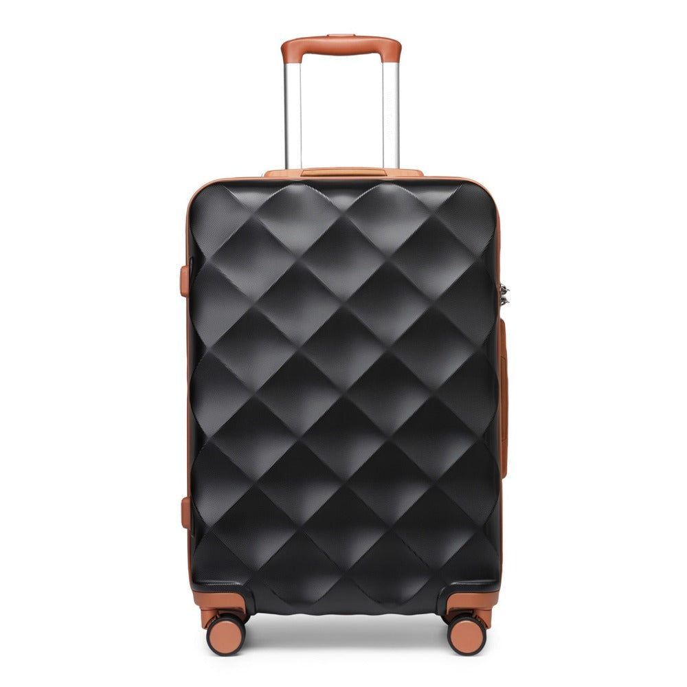 Maleta Mediana de 24" con 4 Ruedas, Ligera de ABS+PC con Carcasa Dura, Maleta de Facturación con Cerradura TSA Incorporada, Regalo de Vacaciones para el Regreso a Clases, Ruedas Giratorias Silenciosas 360°, Cremallera Duradera, Asa Telescópica, Diseño Ant