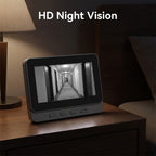 1 Timbre de video inteligente sin varillas, videoportero bidireccional con visión nocturna por infrarrojos, grabación con un toque y comunicación de audio bidireccional. Ideal para vigilancia del hogar, villas y apartamentos. El regalo perfecto para perso