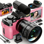 Cámara digital 4K | Fotografía vlogging viajes y creación de contenido