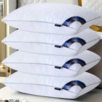 2/4 almohadas para dormir, 2/4 piezas de 48X74Cm, diseño moderno, lujo para todas las estaciones, calidad de hotel de 5 estrellas, edredón acolchado para un sueño profundo, soporte para el cuello, alta densidad, no se hunde, apto para todas las estaciones