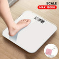 Báscula Inteligente para Peso Corporal, Báscula de Baño de Alta Precisión - Capacidad de 181.44 KG, Tecnología Step-On, Pantalla LCD - Alternación Entre Tres Unidades (St/Lb/Kg) - Plataforma Grande de 25.4cm (Sin Batería)