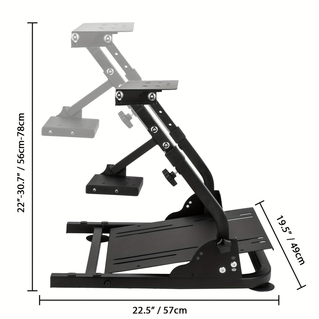 Soportes para volante de carreras | Soporte Plegable para Volante de Carreras, Estructura Triangular de Simulador de Volante para Logitech G29