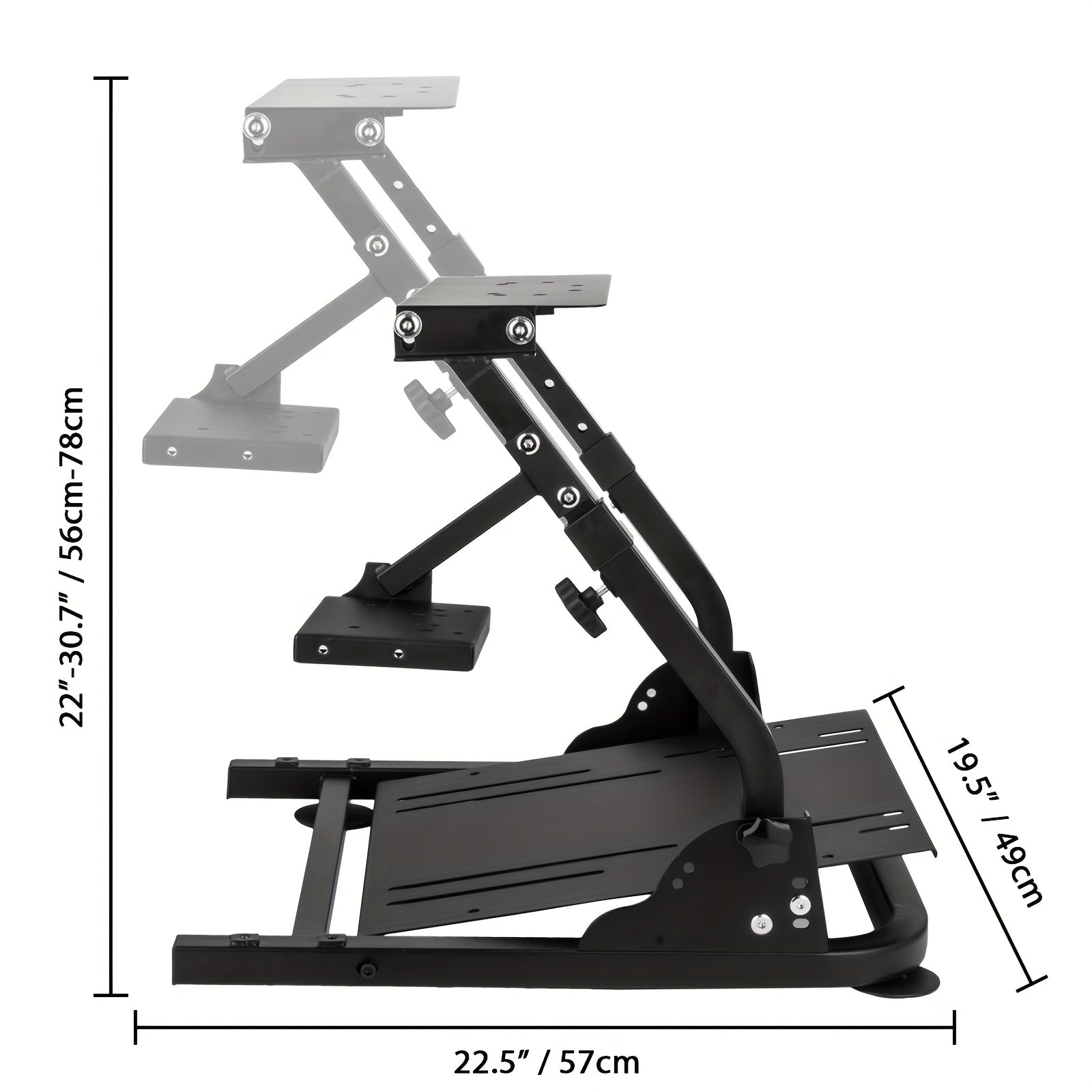 Soportes para volante de carreras | Soporte Plegable para Volante de Carreras, Estructura Triangular de Simulador de Volante para Logitech G29