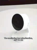 1pc Cámara de seguridad inalámbrica de 3MP para el hogar, sistema de vigilancia con edición nocturna, audio bidireccional y alertas de actividad para el monitoreo del hogar/bebé/mascota