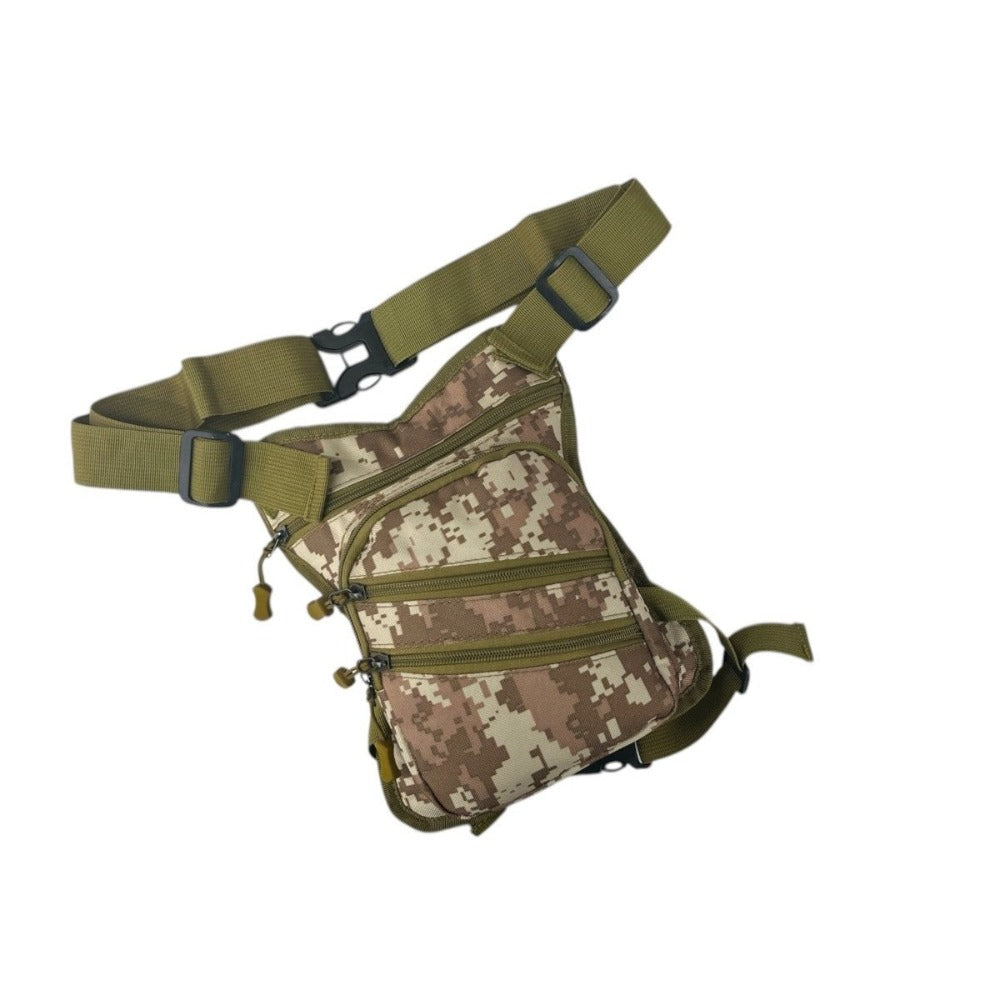MEJORADA DL-45 Bolsa Multifunción para Pierna/Cintura - Uso Exterior, Senderismo y Deportes