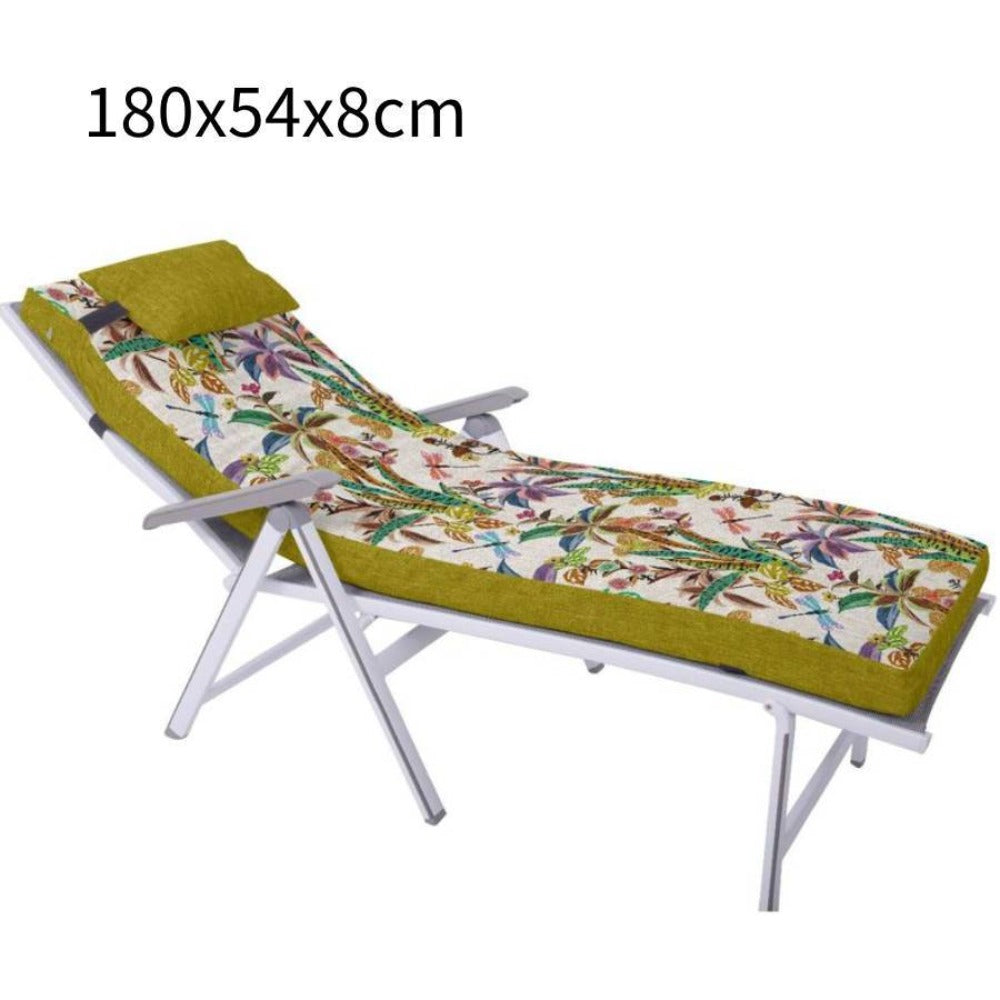 Cojín de espuma para tumbona de exterior, con funda lavable, suave, para sofá