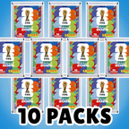 10x Bolsas de pegatinas de la Copa Mundial de la FIFA 2026 – 7 pegatinas por bolsa – 70 pegatinas en total