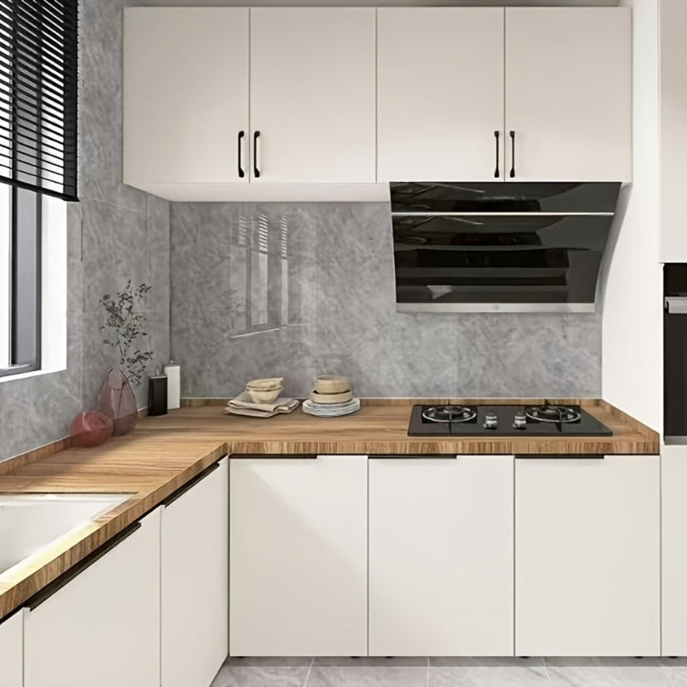 20/40 piezas de Adhesivos de Pared de Mármol Blanco, Paneles Autoadhesivos Removibles, Azulejos Decorativos Contemporáneos con Acabado Brillante Reutilizables para Cocina, Baño, Sala de Estar, Dormitorio, 23.6x11.8 Pulgadas (60x30cm) Adhesivos de Pared