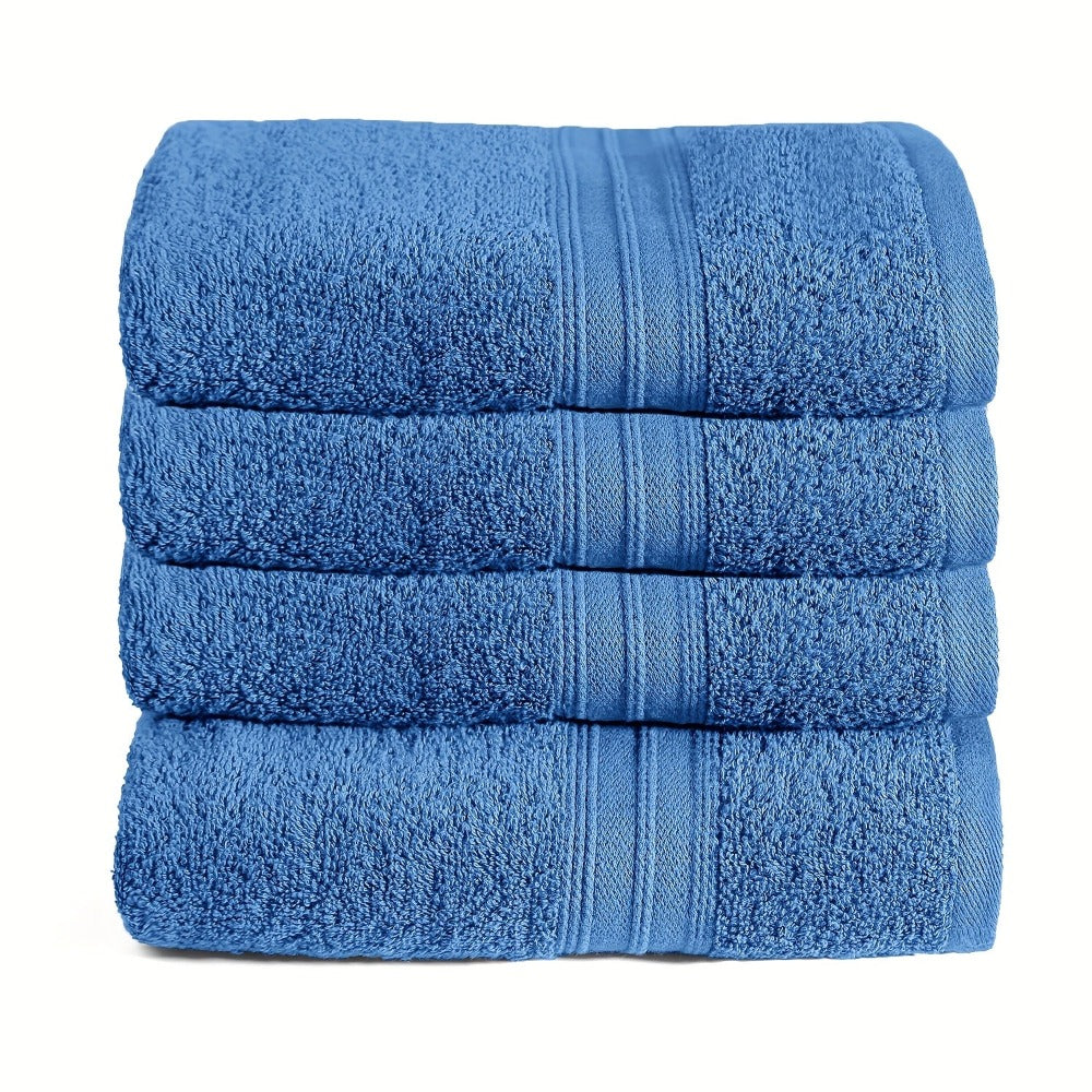 Juego de Toallas y Toallas de Baño, 4 Piezas, Calidad Premium, 100% Algodón, 550 g/m², Tamaños: 30×50 cm, 50×100 cm, 70×140 cm, Altamente Absorbentes, Suaves al Tacto, Disponible en 9 Colores
