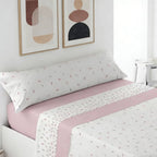Juego de ropa de cama (Sábana ajustable, Cubrecama, Funda de almohada) | Juego de sábanas estampadas de 3 piezas | Primavera/Verano | Múltiples estilos | Tejido suave | 180cm - Múltiples tamaños disponibles