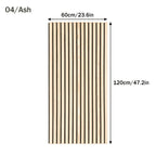 Paquete de 2/4 Paneles Acústicos Autoadhesivos, Tamaño 60*120 Cm, Fieltro Absorbente de Sonido, Diseñados Específicamente para Aislamiento Acústico y Reducción de Eco. Paneles de Pared Decorativos con Diseño de Grano de Madera, Adecuados para Decorar las