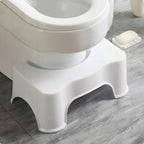 Escabel ergonómico para inodoro, 17 cm, plataforma de baño, 42 cm, escabel reciclado para inodoro, antideslizante para adultos y niños, 1 unidad