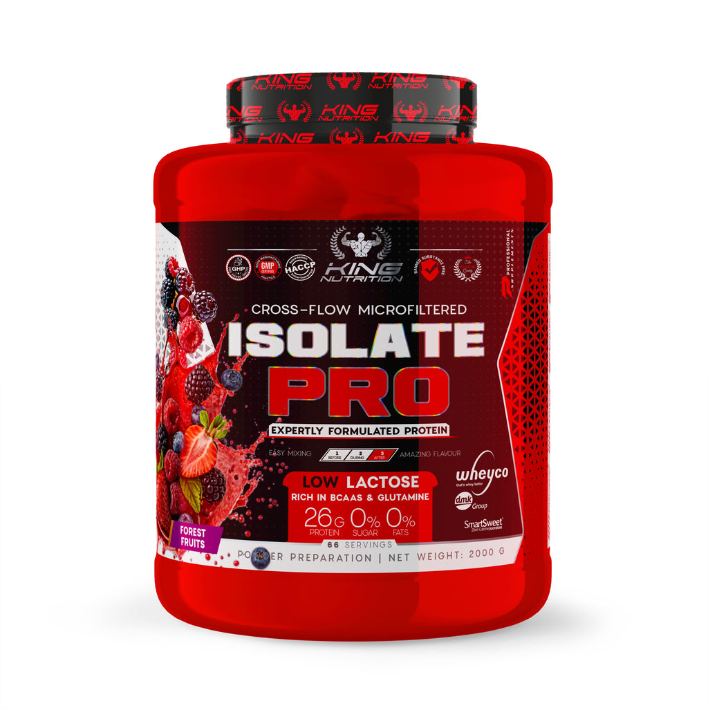 King Nutrition Pro Isolate 2kg proteina isolada baja en grasa