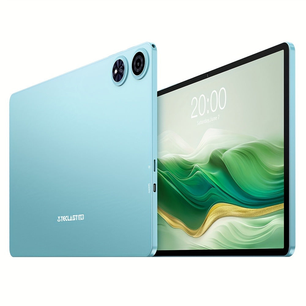 Funda para Teclast P50 Tablet PC de 11 pulgadas, Unisoc T606 Octa-Core G57 GPU, 4GB+8GB Extensión RAM 128GB Almacenamiento Android 14 Tablet Wifi, Batería de 7000Mah Carga Tipo-C Cámara de 8MP, Tablets 2En1 con Teclado, Funda, Auriculares, Adaptador, Tabl