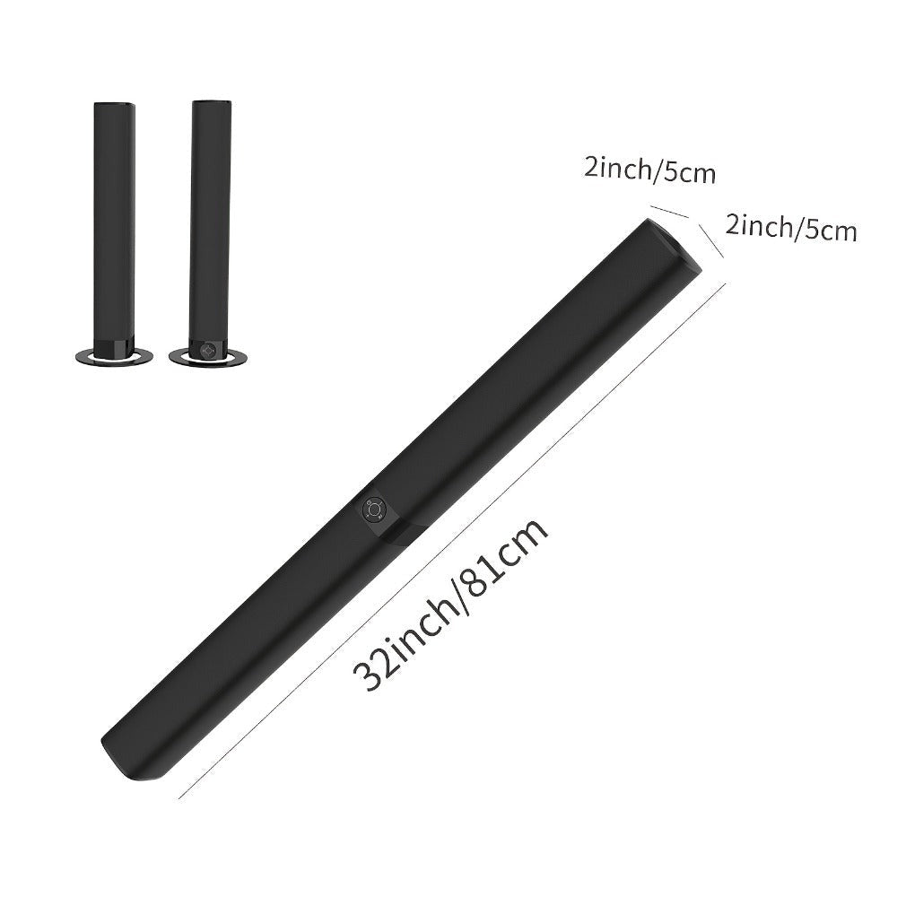 Barras de sonido de 81.28 cm para TV, barra de sonido para Smart TV, altavoz sin varillas, barra de sonido con cable e inalámbrica, barras de sonido separables 2 en 1 con conexión ARC/óptica/AUX, con control remoto por infrarrojos