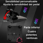 Volante de juego de carreras NBCP con pedales, volante de 270° con retroalimentación de fuerza, para PC, PS4/PS3, Android, simulador de carreras Real Racing