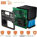 Batería externa | Banco de energía SBAOH 296WH | Estación de energía portátil SBAOH 300W 296Wh de carga rápida con tomas de CA de 230V/puertos de