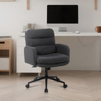 Sillas de oficina | Silla de Oficina, Silla de Maquillaje de Faux Fleece, Silla Giratoria Cómoda, Silla Ergonómica de Oficina, Altura Ajustable