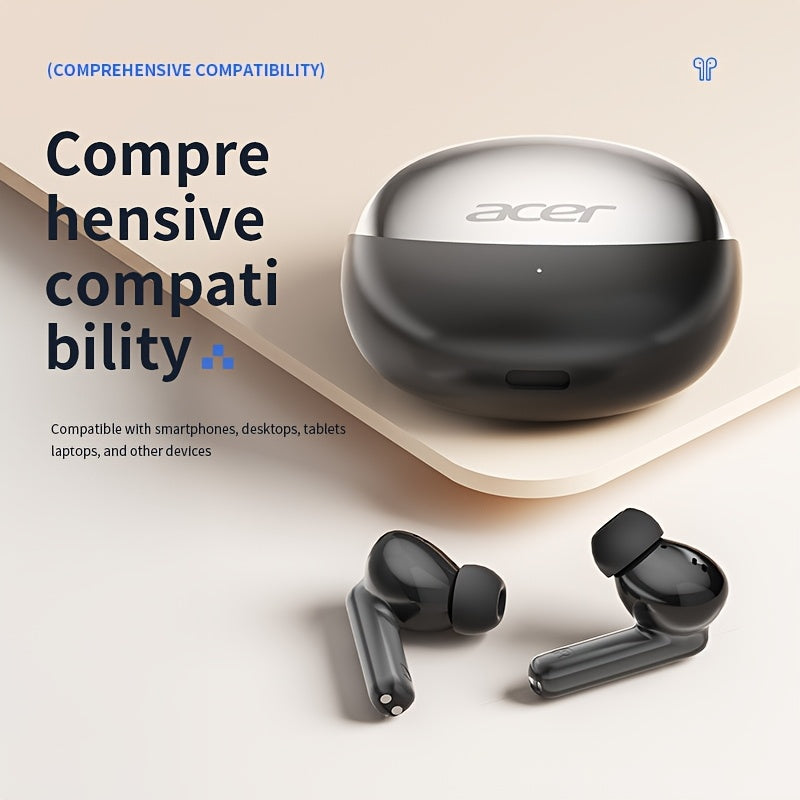 Auriculares Bluetooth Acer TWS in-ear con graves y baja latencia