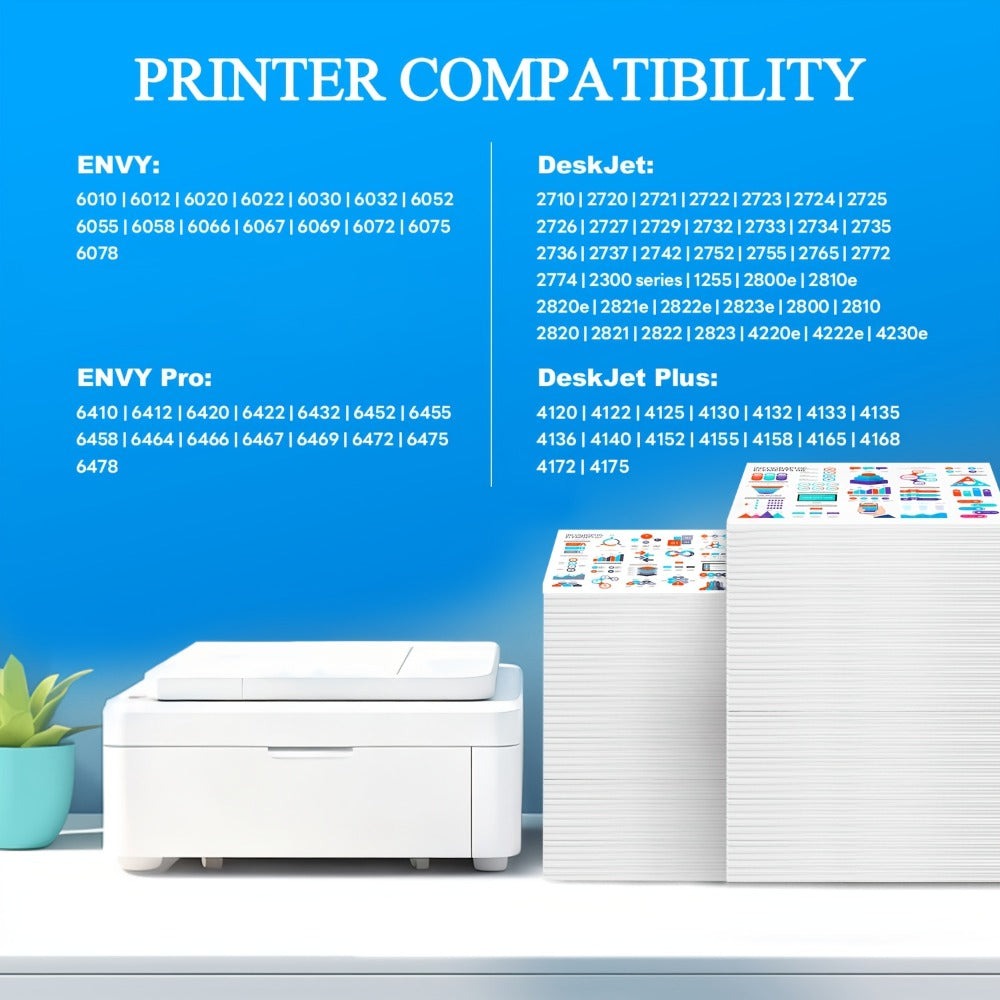 Multipack de cartuchos de tinta 305XL para impresora HP 305XL, color negro, compatibles con HP Deskjet 2800E 2810E 2820E 2821E 2822E 2823E 2800 2810 2820 2821 2822 2823 4220E 4222E 4230E