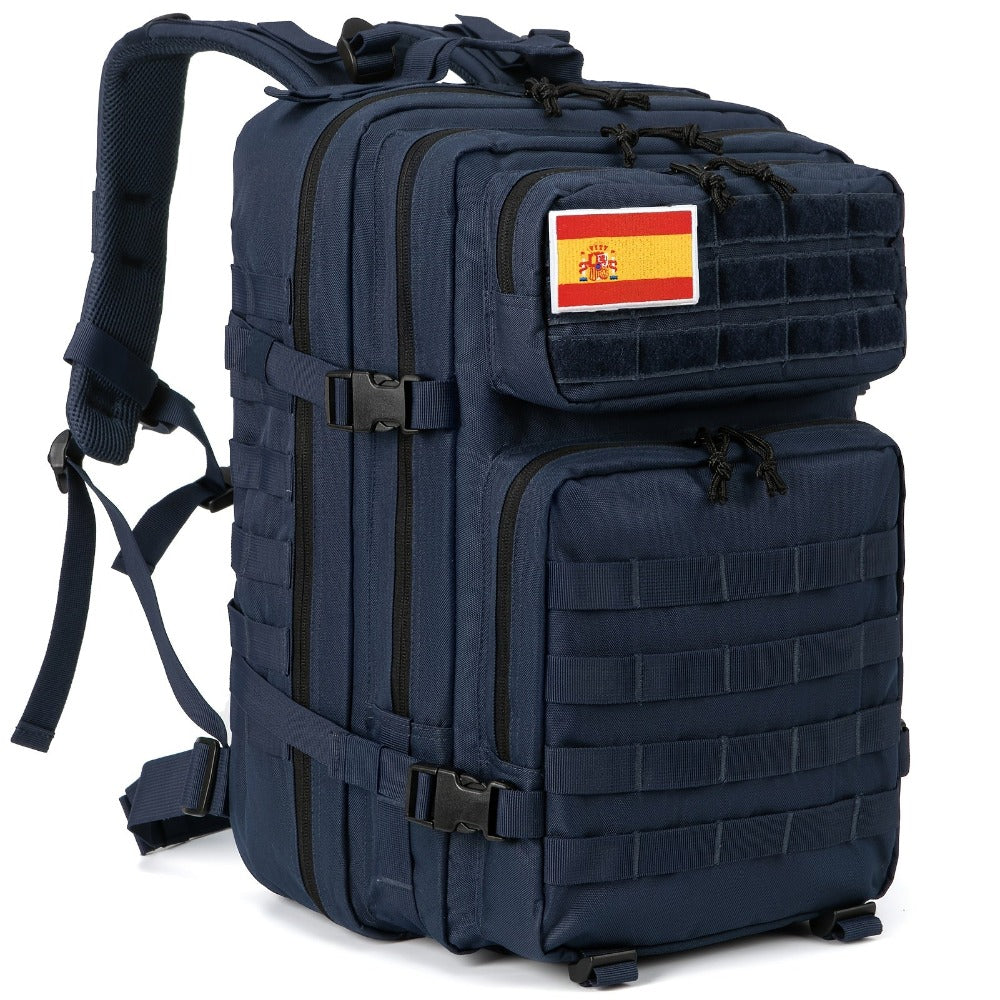 45L Mochila Táctica para Senderismo al Aire Libre para Mujeres/Hombres, Mochila Deportiva de Ciclismo y Fitness con Sistema MOLLE, Bolsa de Viaje para Escalada y Trekking, Estilo Poliéster 3 Días, Mochila Táctica para Deporte y Emergencias