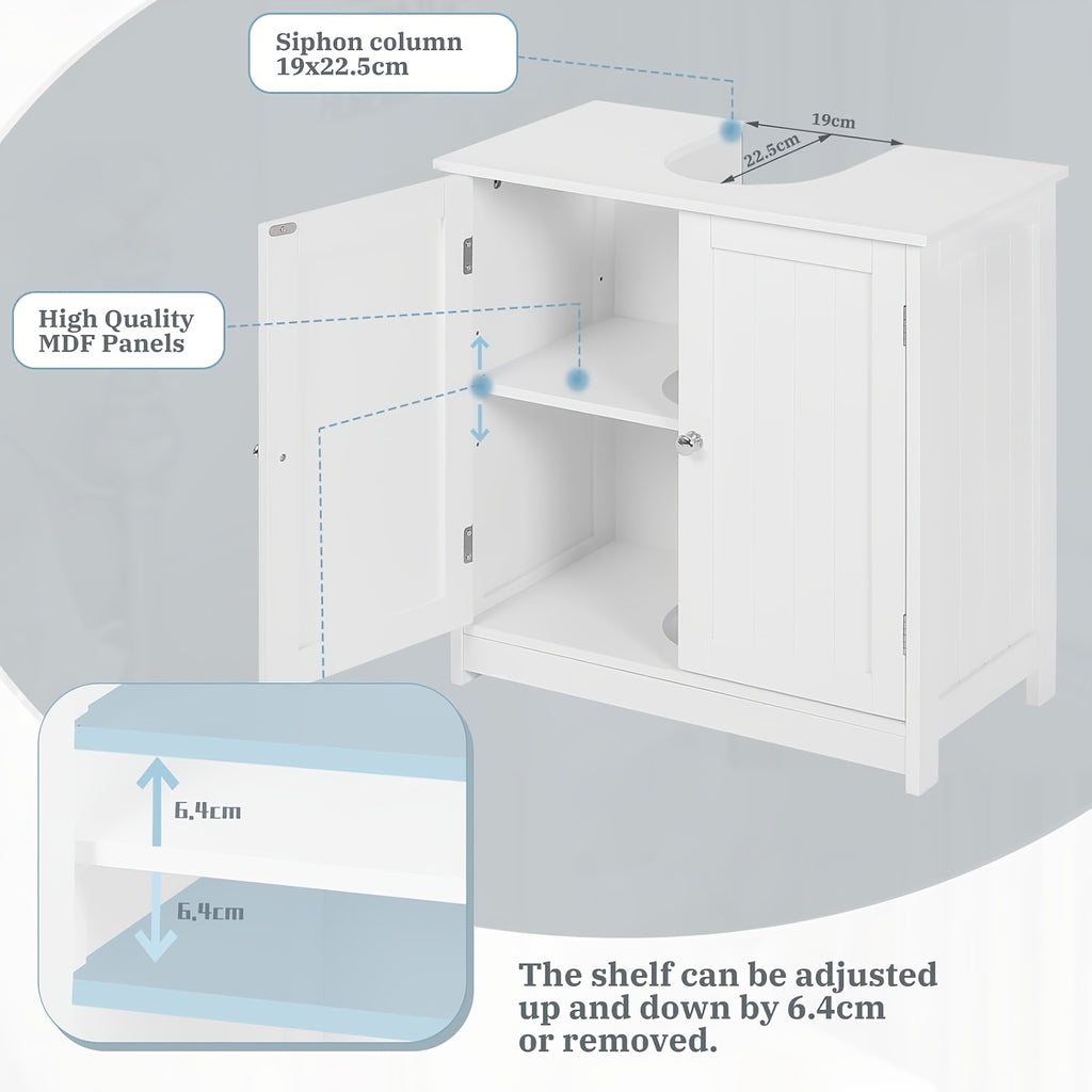 Armario de baño con almacenamiento 1pc 30 cm | Para lavabo, baño y pasillo