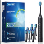 Cuidado bucal | Cepillo de dientes eléctrico inteligente para adultos con 6 modos de limpieza (limpieza profunda, blanqueamiento, cuidado de