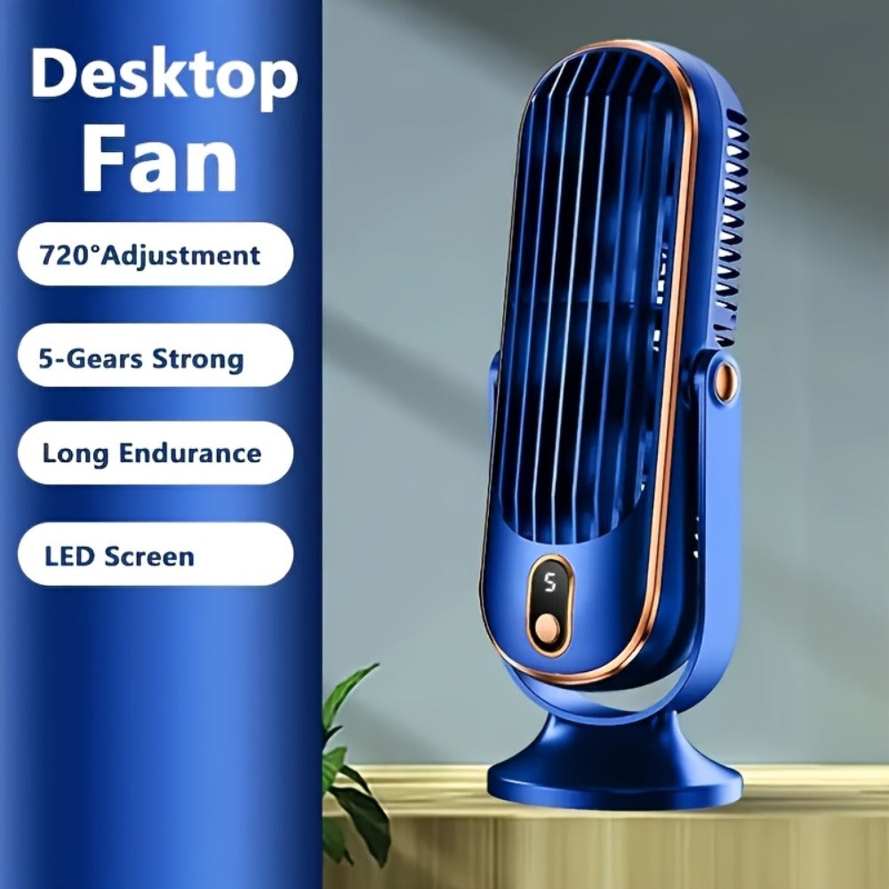 Enfriador de aire portátil | Aire Acondicionado y Enfriador Portátil - Doble Motor 5 Velocidades 720 Grados Enfriamiento Envolvente | Ventilador
