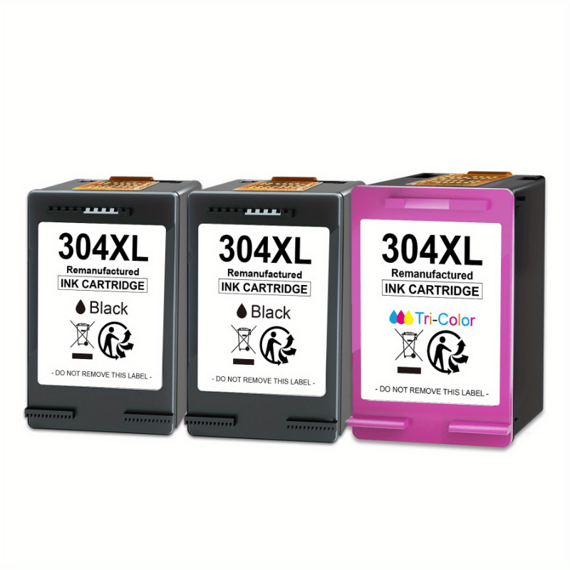 Cartuchos HP 304XL remanufacturados, negro y tricolor multipack